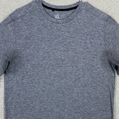 VRST T-Shirt Tee Men Medium Gray Short Sleeve Crewneck Gym Workout Logo Athletic