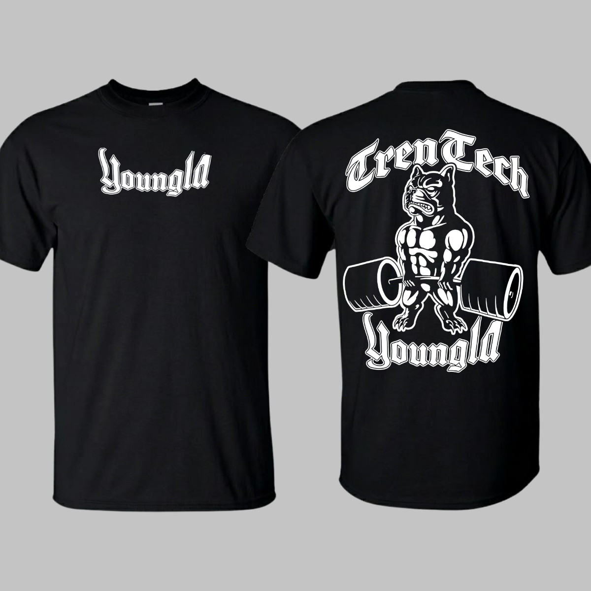 Youngla Pump Shirt Heavy Cotton Snowflake Wash Oversized Gym Streetwear Men Top gallery