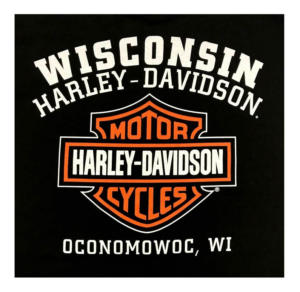 Harley-Davidson Men's Custom Freedom Short Sleeve Crew Neck Tee - Black gallery