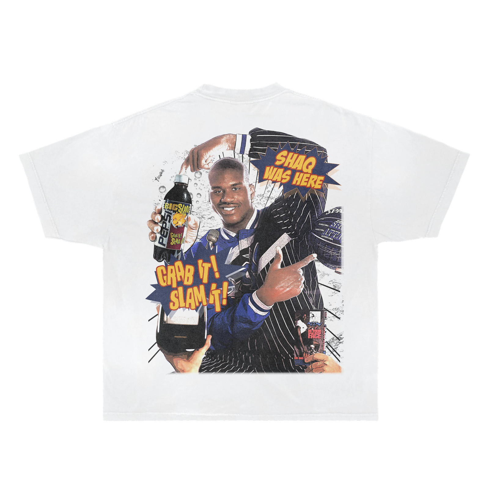 Shaq Big Slam Boxy Vintage Graphic Basketball Tee Streetwear Y2K gallery