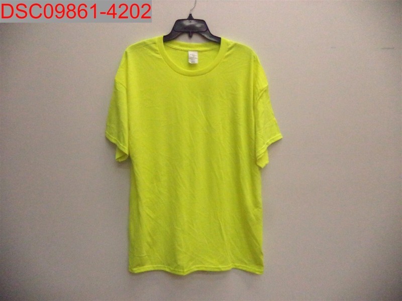 NWOT – Hanes EcoSmart Unisex Safety Green 4 Pack Crewneck T-Shirt, Size XL