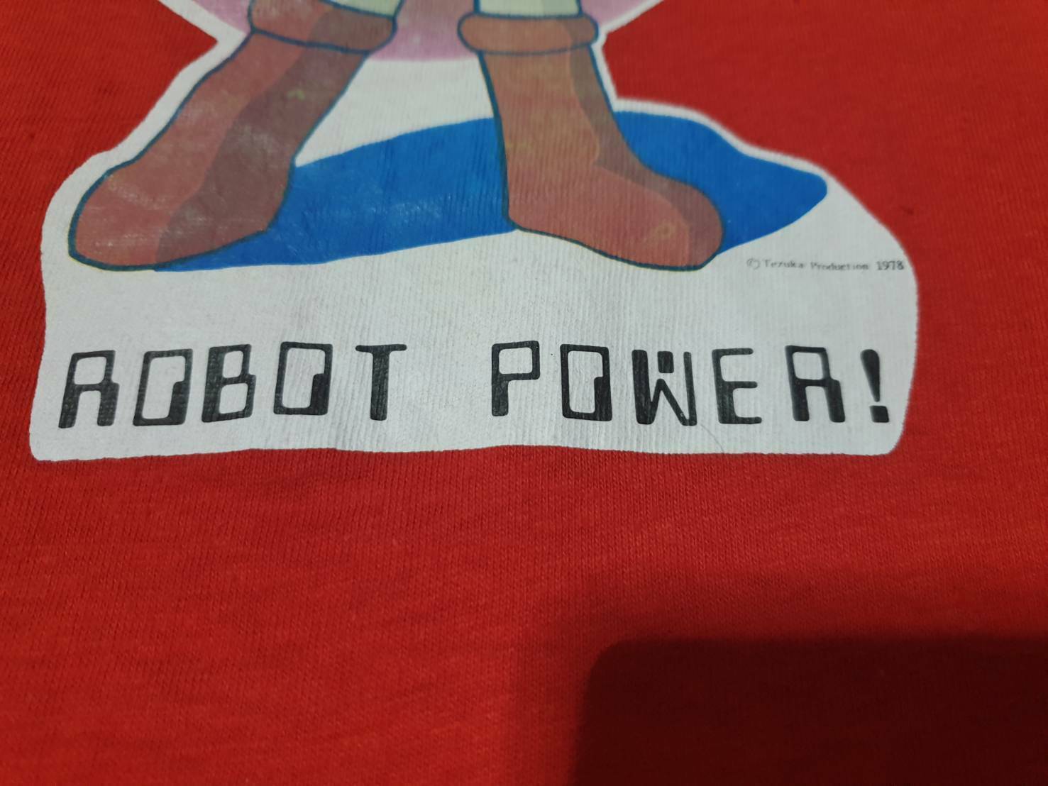 Rare vintage 1978 Astro Boy Mighty Atom T Shirt Osamu Tezuka Productions Akira S gallery