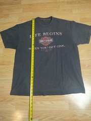HARLEY DAVIDSON St. Paul Mn Short Sleeve Graphic T Shirt. See Measurements C10