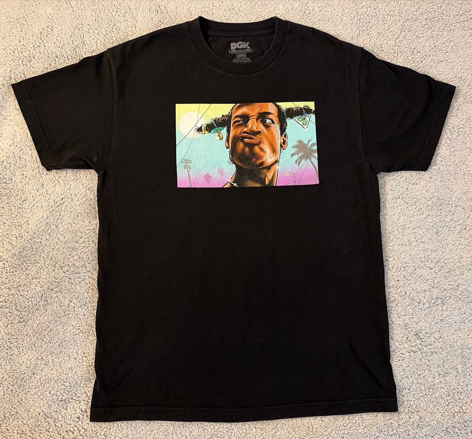 DGK Loc Dog Large T-Shirt Don’t Be A Menace To South Central….. Marlon Wayans gallery