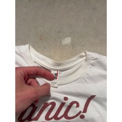 Panic! At The Disco 2013 Fall Tour Band T-Shirt Mens Large White Anvil Graphic