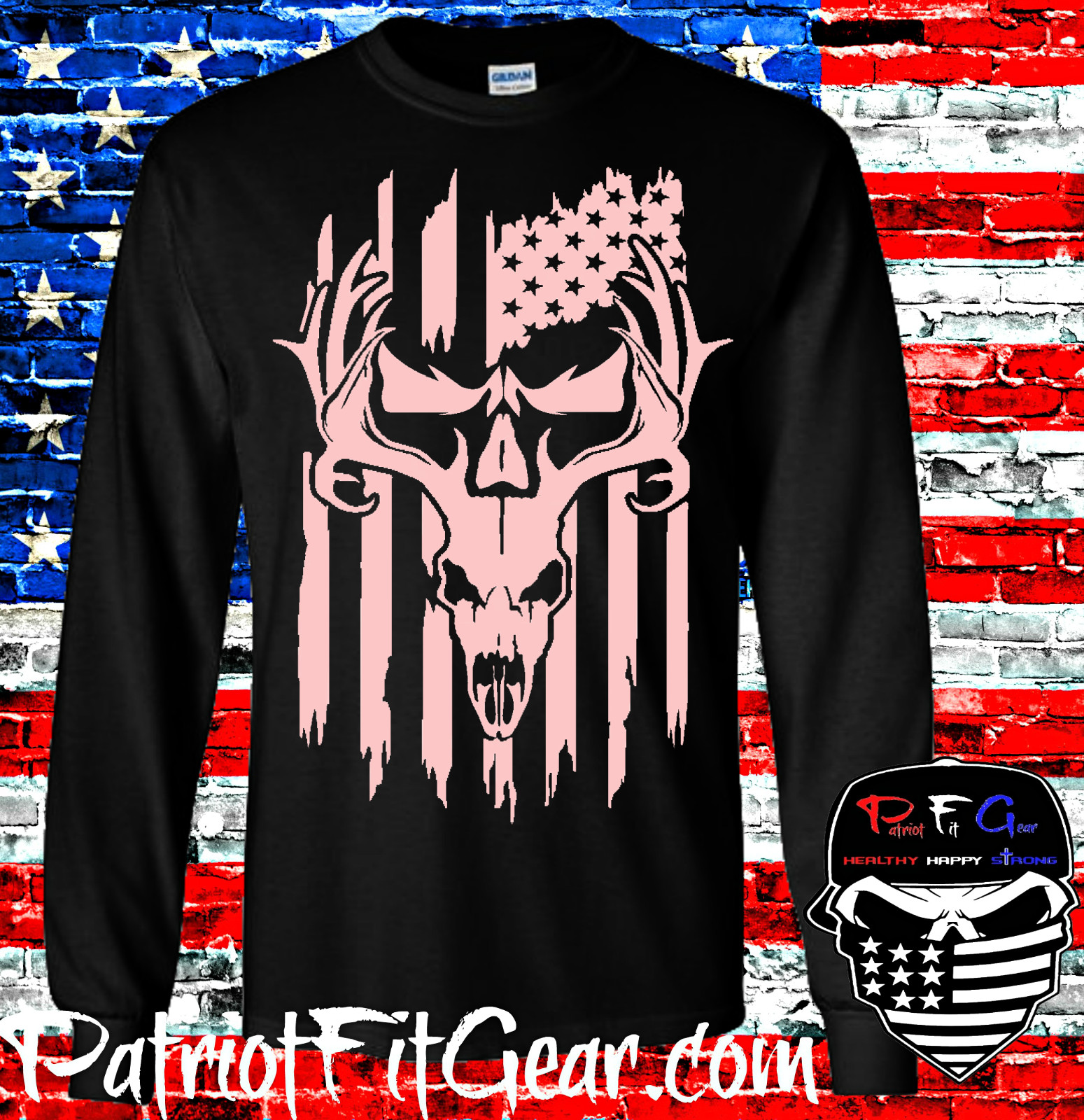 t-shirt,Hunting,Deer Hunting,Country Life,Bow Hunting,Buck Skull,Custom t-shirt gallery