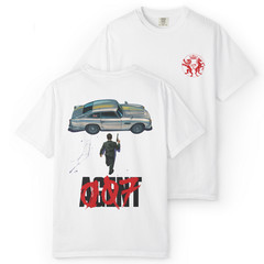 AGENT Double Sided Tee Vintage Streetwear Graphic Oversized Shirt