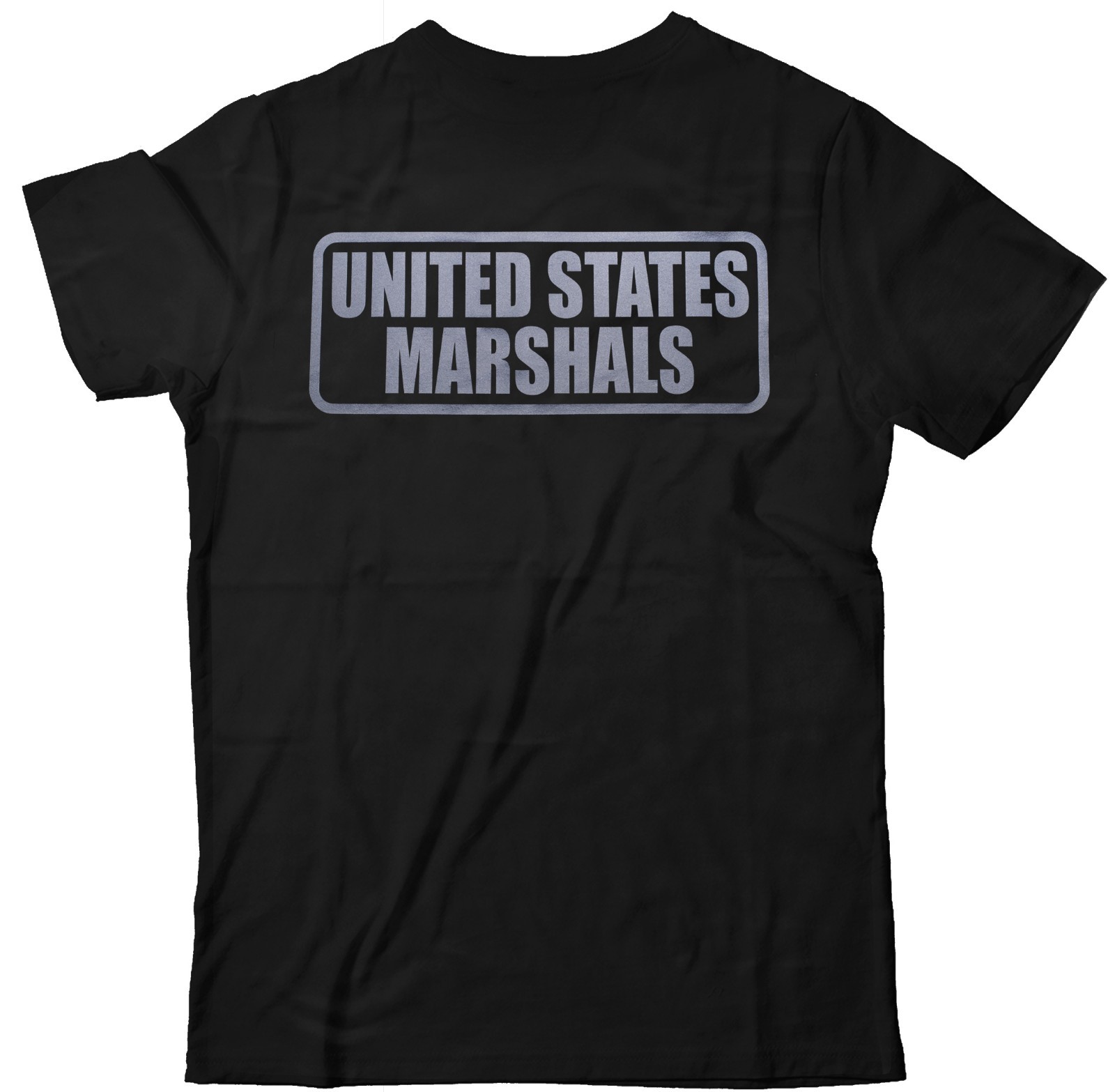 US Marshals t-shirt with REFLECTIVE logo design, 100% cotton. gallery