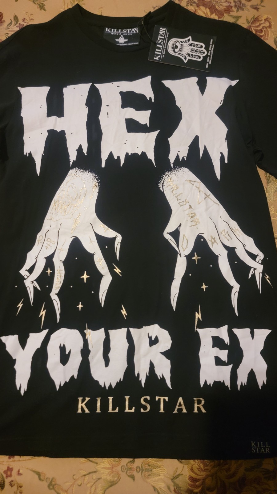 Killstar HEX YOUR EX Witch Voodoo Hands SPELL XL RARE HARD TO FIND UNISEX NEW gallery