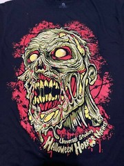 Universal Orlando Universal’s Men’s Shirt Sz LARGE Halloween Horror Nights 2017