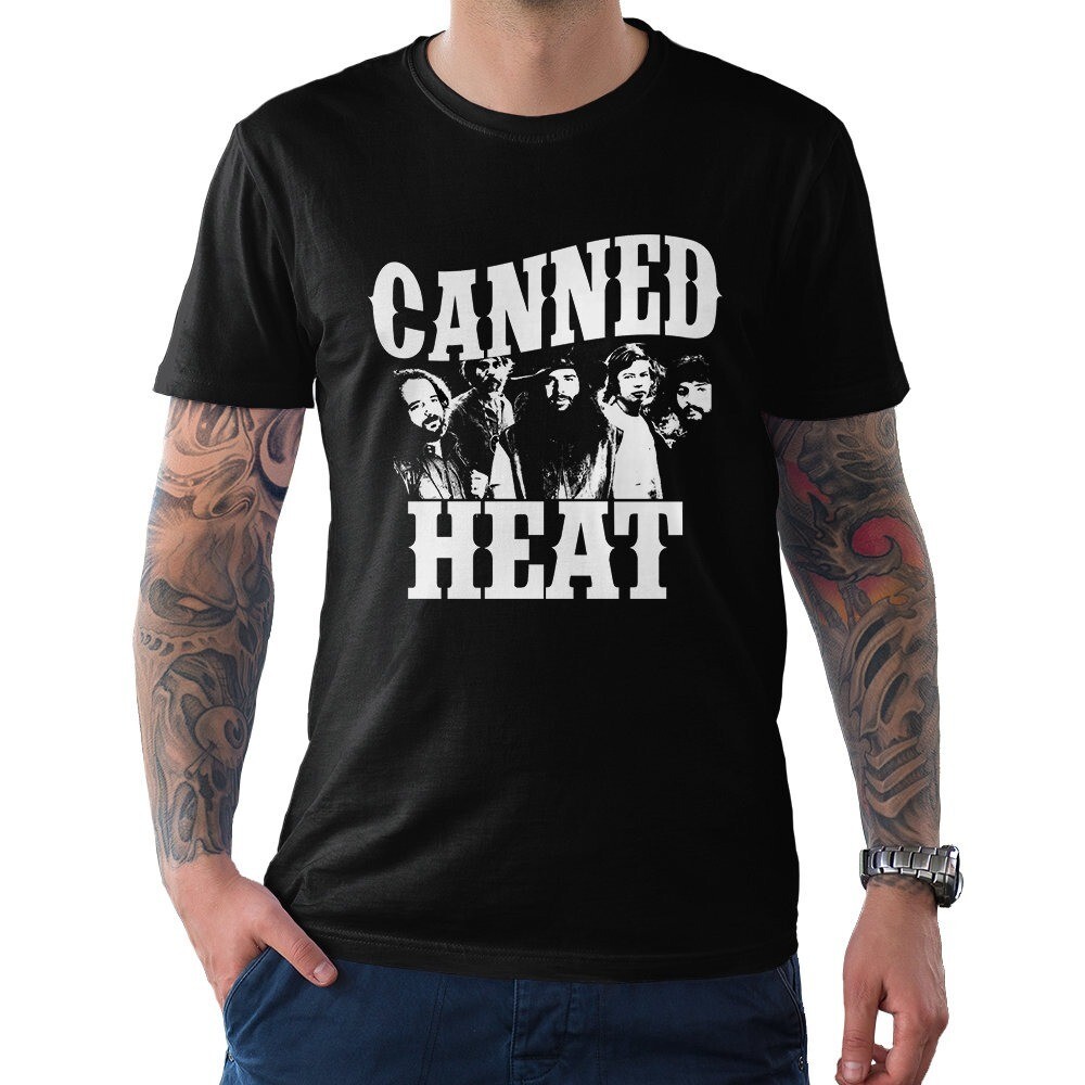 Canned Heat Vintage Rock T-shirt All Size Black Color KK1341 gallery