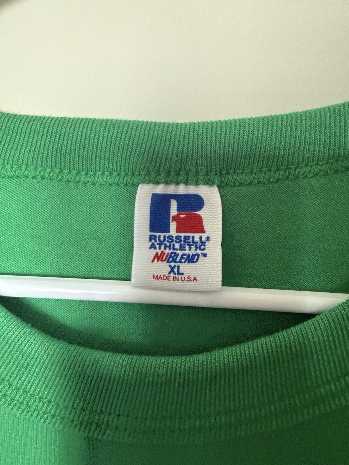 Russell Athletic Men's XL Green Graphic Print Crew Neck Short Sleeve Tee gallery