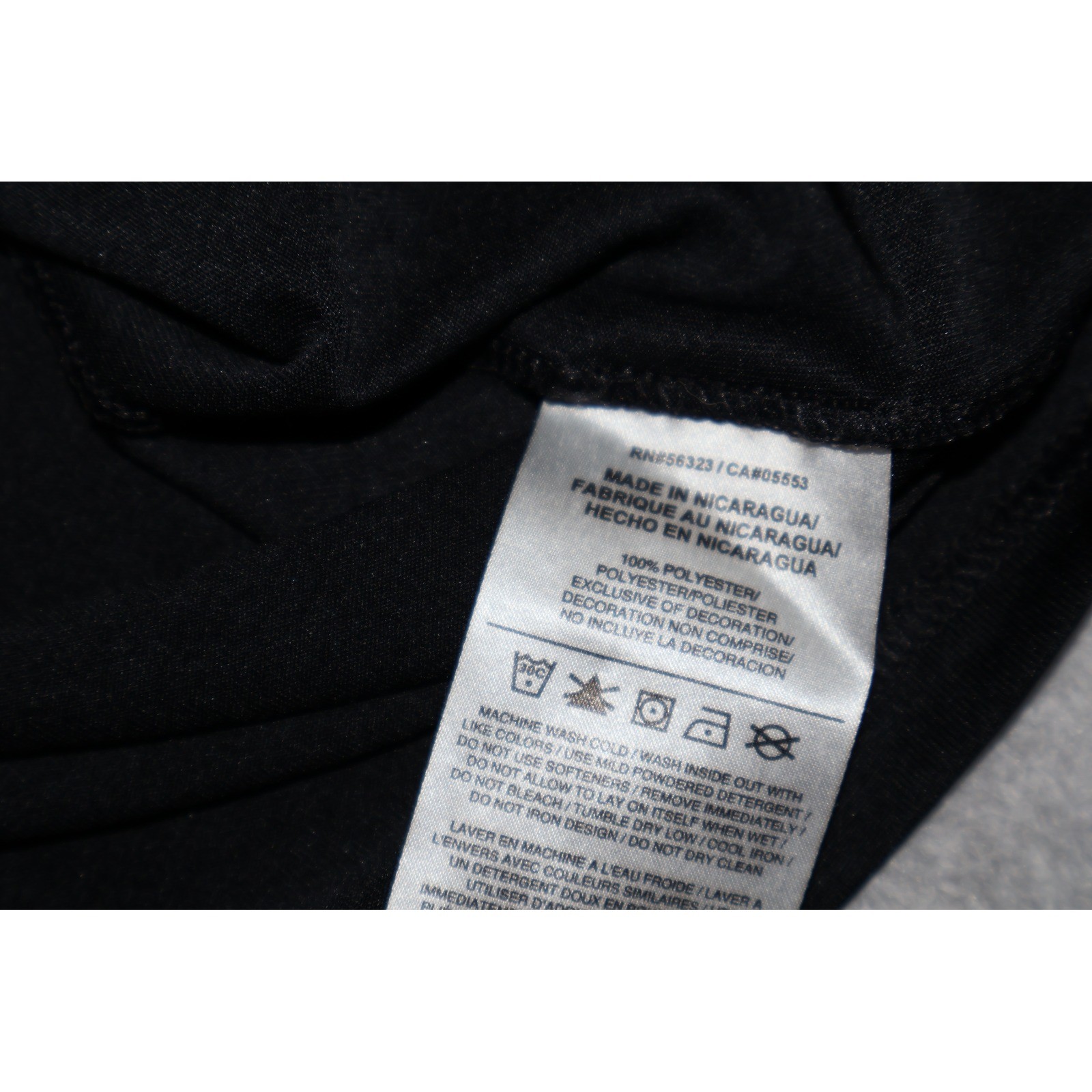 Nike Dri-FIT Gym Shirt Mens XL Black Workout Swoosh Performance Tee Polyester gallery