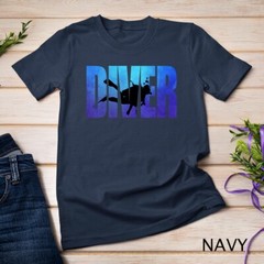 DIVER Love Scuba Reef Diving Snorkeling Vintage Men Women Unisex T-shirt