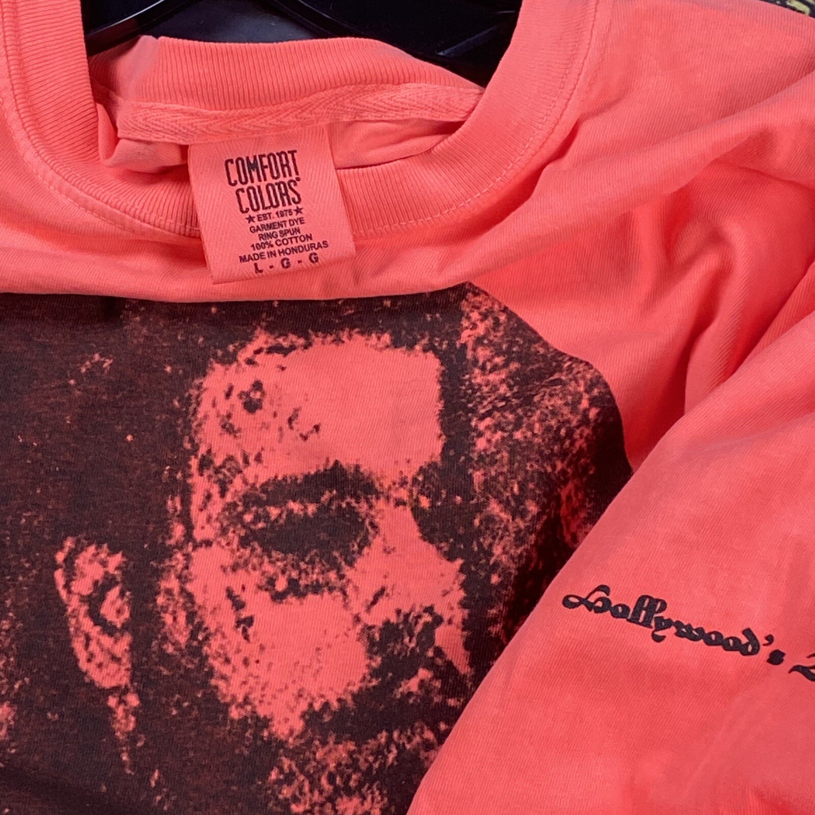 Post Malone Concert Shirt Mens LARGE LS Hollywoods Bleeding Tour Neon DEADSTOCK gallery