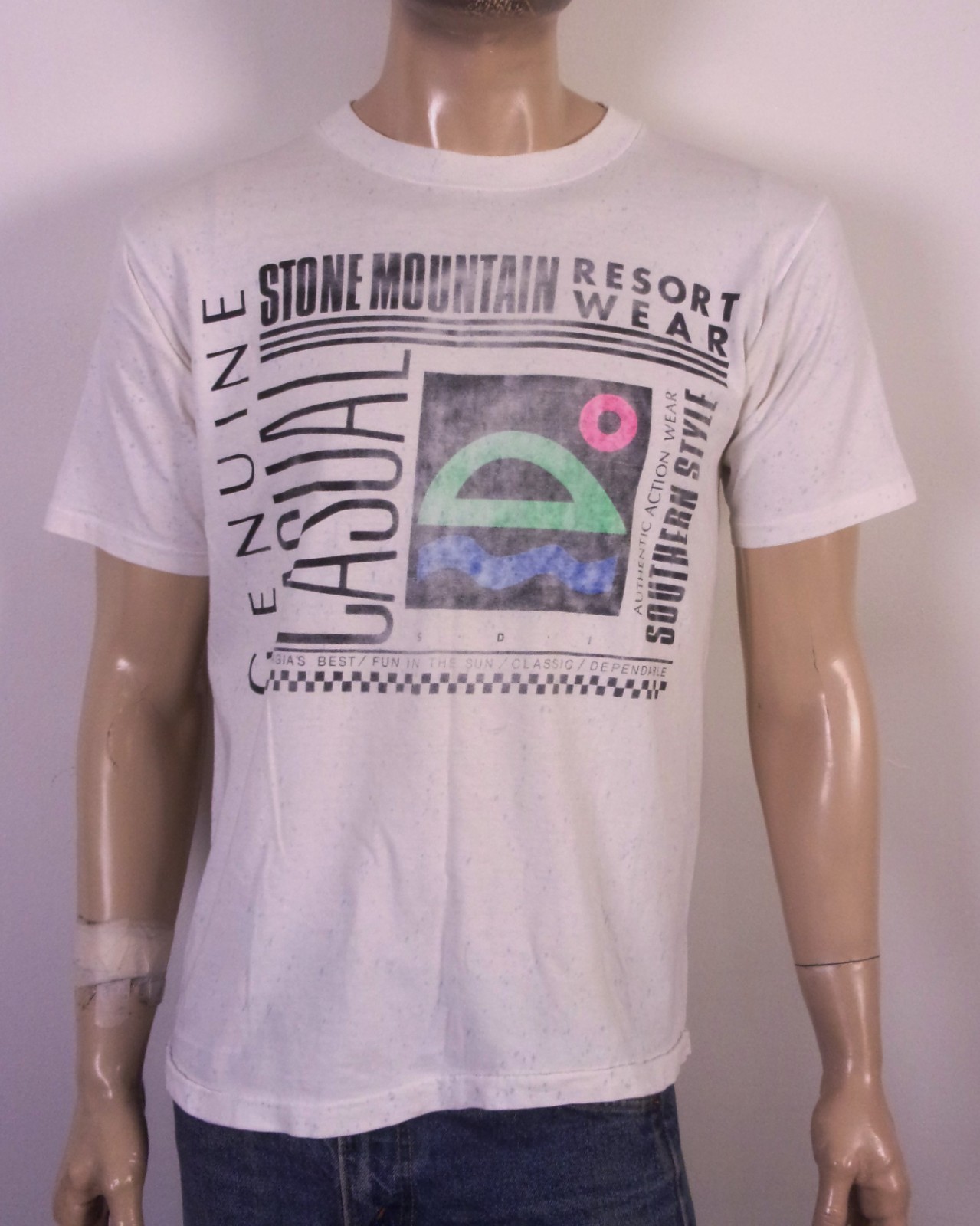 vintage 80s single stitch Stone Mountain Georgia T-Shirt Resort Wear sz M gallery