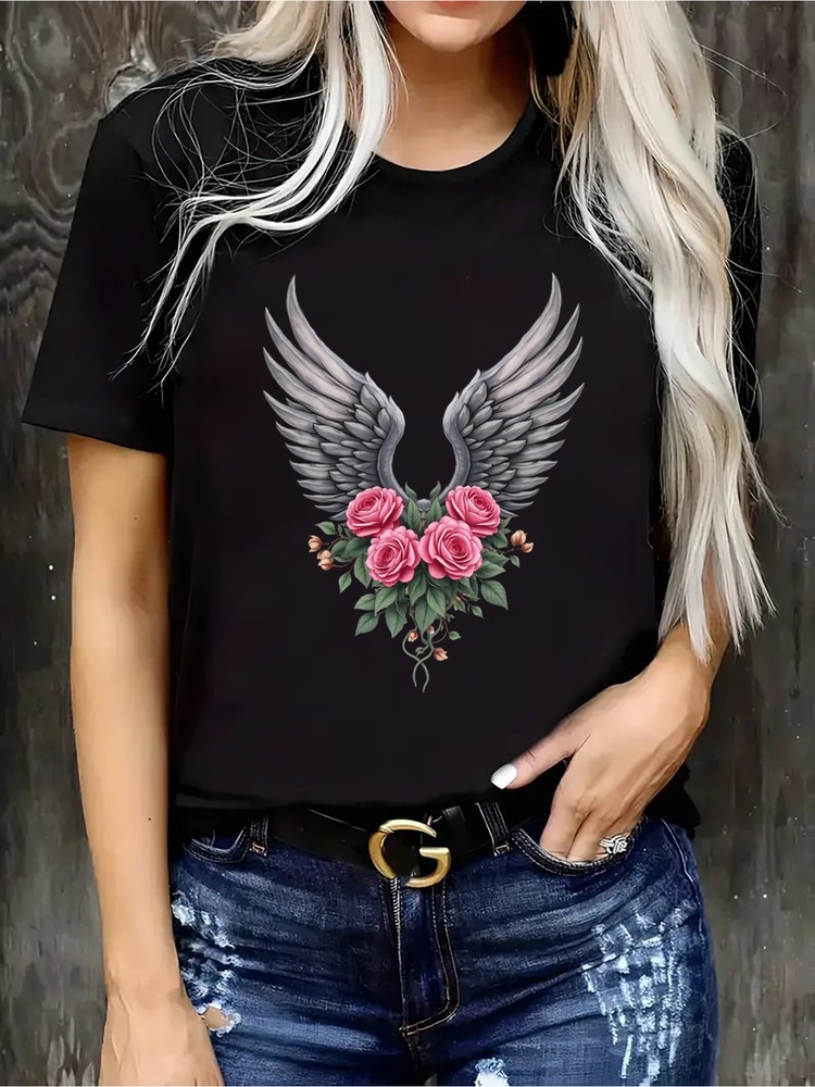 Elegant Black T-Shirt – Comfortable Daily Tee for Both Casual And Formal Attir