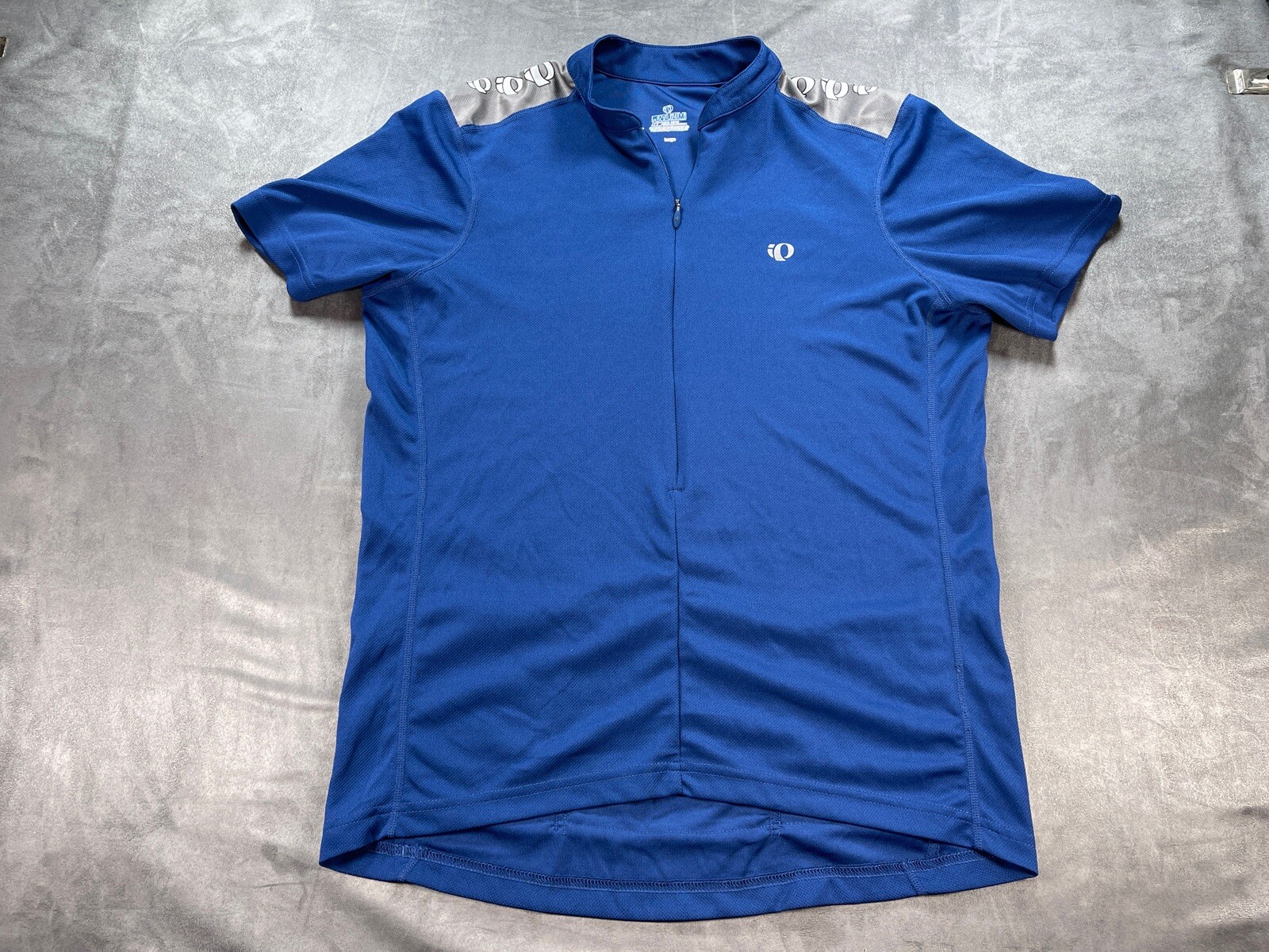 Pearl iZumi Select Series Bike Cyclist Jersey Blue Large Shirt 3 Back Pockets