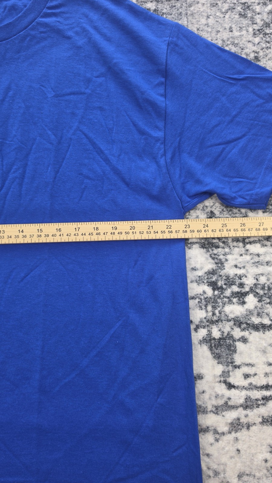 American Apparel 1301 Heavyweight Cotton T-Shirt Blue XL New Without Tags gallery