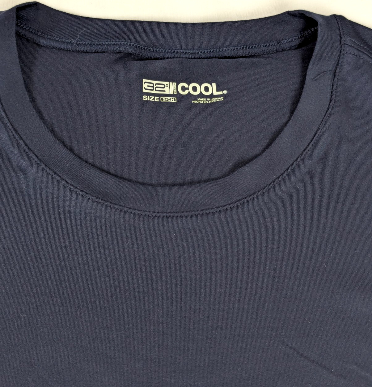 32 Degrees Cool Air Mesh Lightweight Black T-shirt Short Sleeve Crew Neck Size S gallery