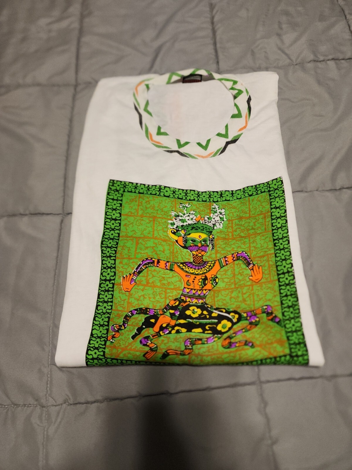 Borobudur Bali Legong Indonesia Aztec Souvenir Tshirt Size XL NWOT gallery