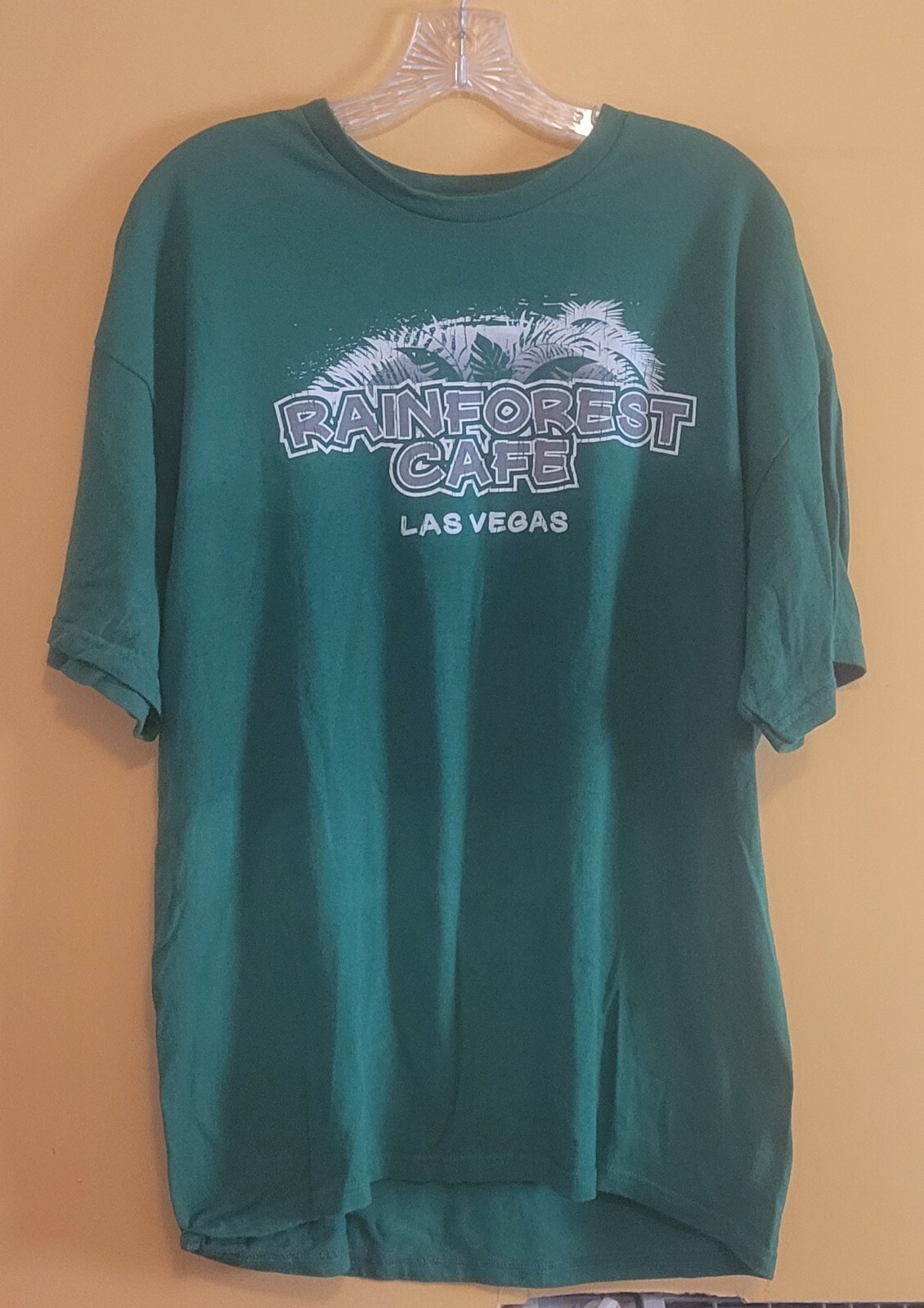 Rainforest Cafe Las Vegas T-Shirt Green XL Souvenir Short Sleeve Free Shipping gallery