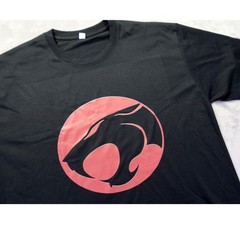 Thunder Cats Logo T-Shirt Men’s Size 2XL Black New w/o Tags 80’s Retro