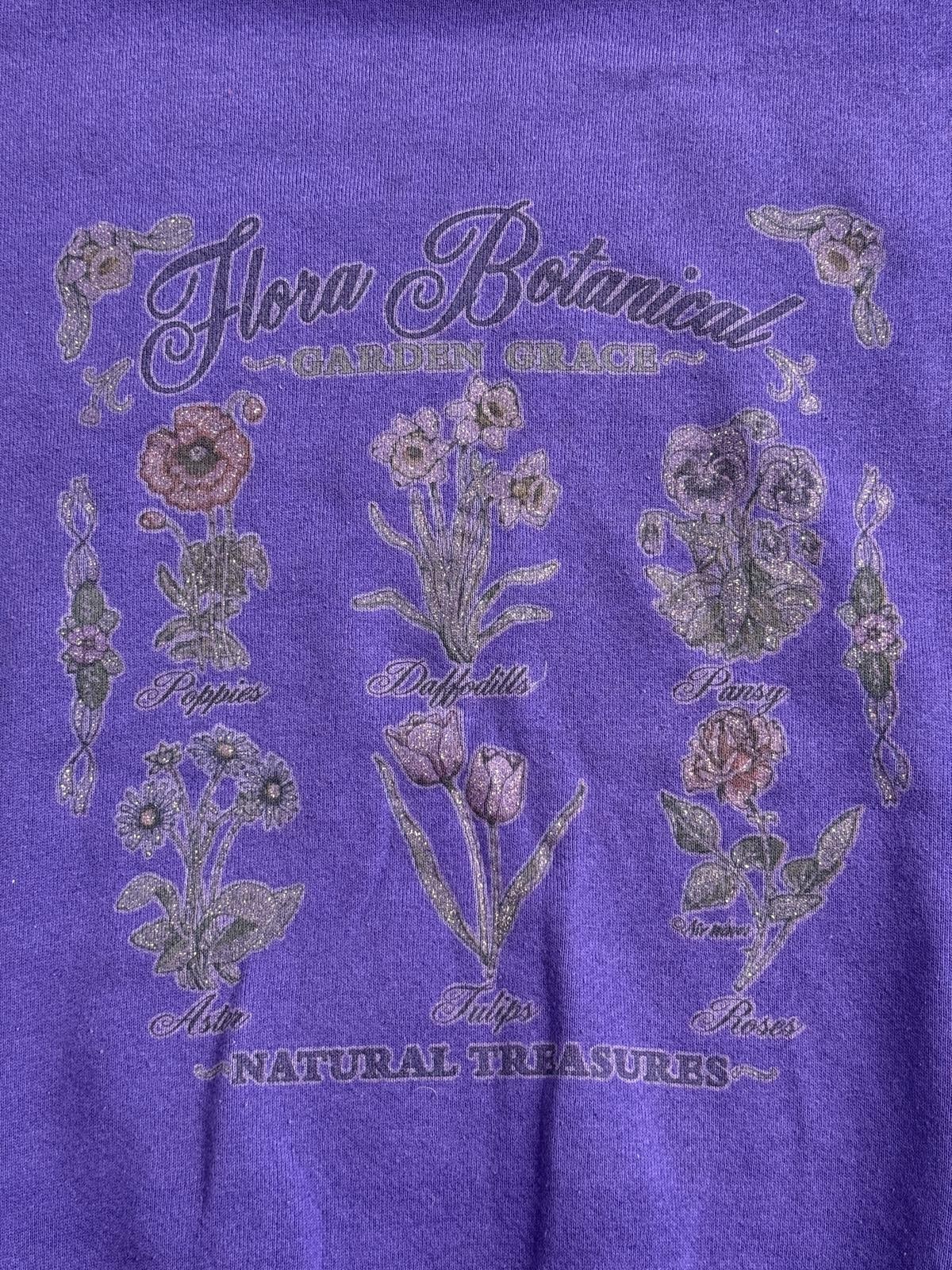 Flora Botanical Crewneck Garden Grace Natural Treasures S