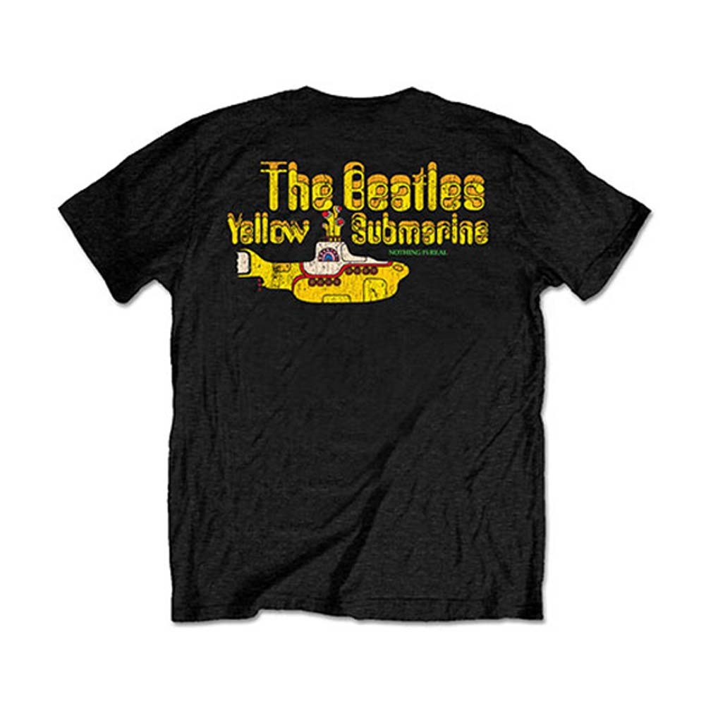 Men's Beatles Nothing Is Real (Back Print/Retail Pack) Slim Fit T-shirt Small gallery