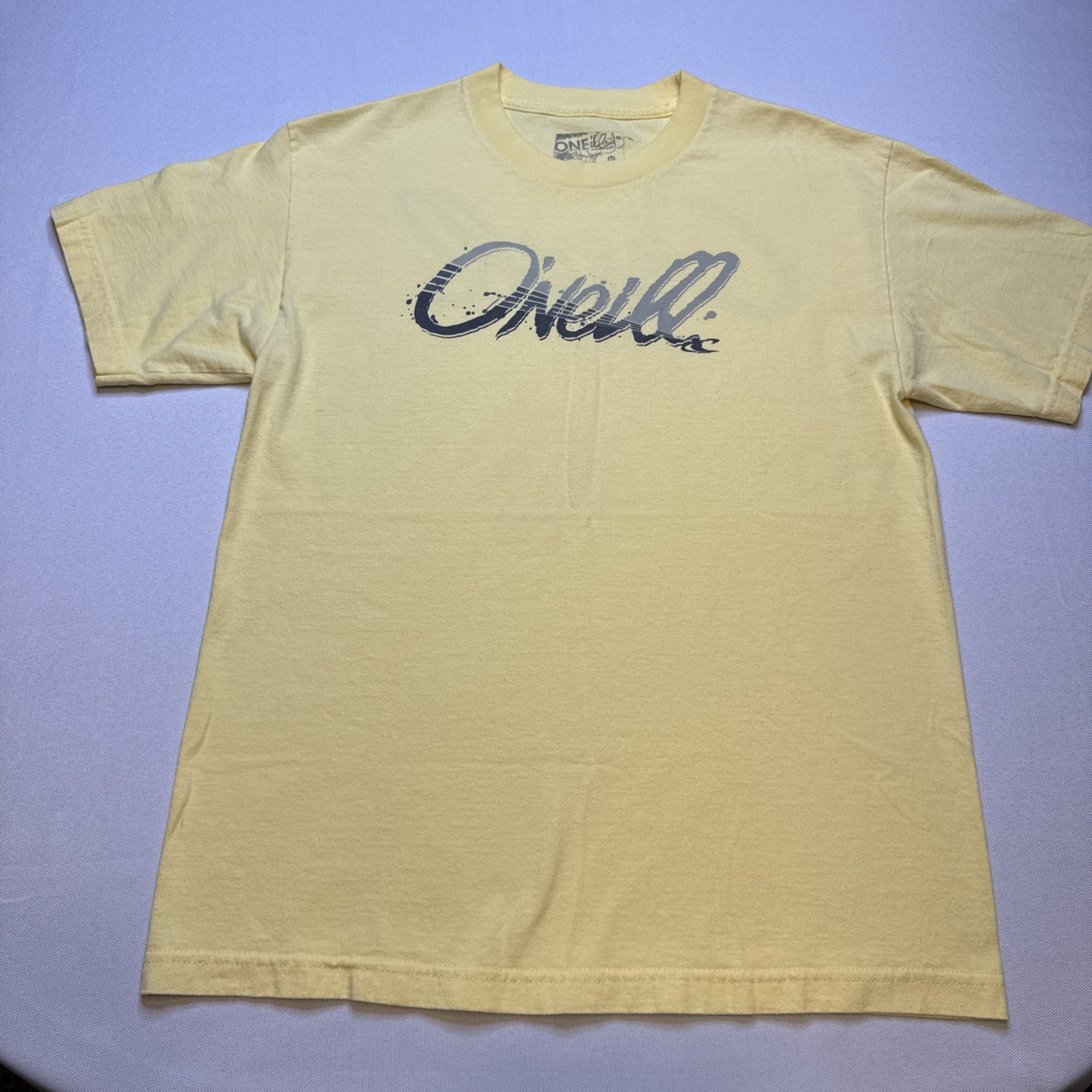 O’neill Shirt Size M Soft Yellow Surfing First Name in the Water Cotton #0085 gallery
