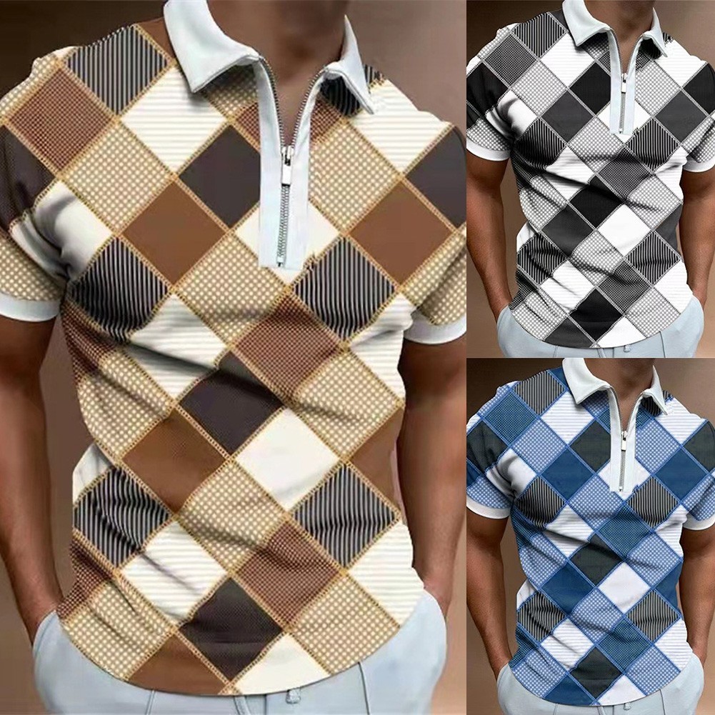 Comfortable Wear Men's T-shirts Casual Tee Slight Stretch 3D Print Holiday gallery