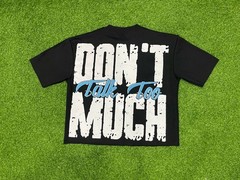Don’t Talk Too Much Oversized Cropped Tee | Premium Streetwear Shirt