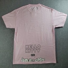 Official BT21 BTS Hello Kitty Line Friends Pink Graphic Tee Shirt Bangtan merch