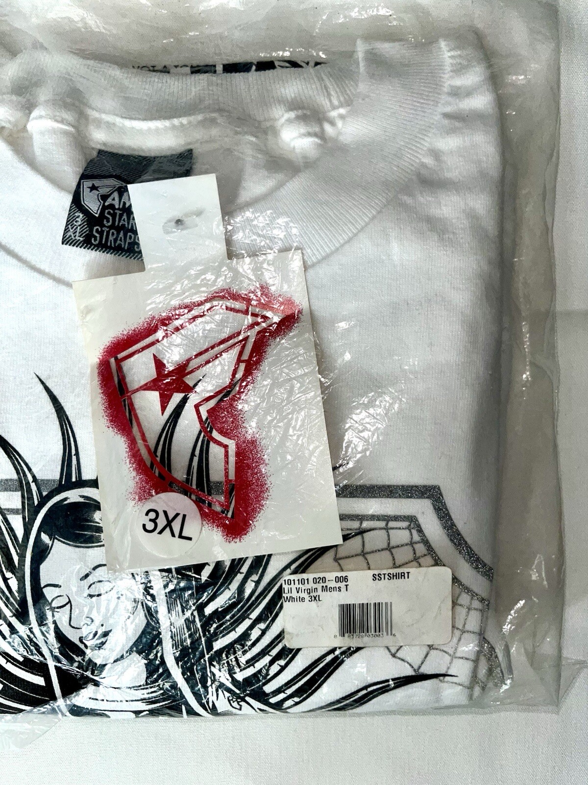 RARE Famous Stars And Straps OG Virgin Mary Shirt 3XL NWT Travis Barker Blink182 gallery