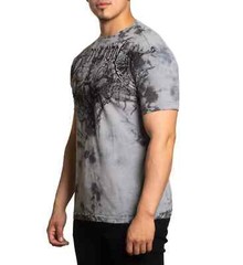 Affliction Clothing Men’s Premium “MYSTERY” S/Sleeve T-Shirt; Size: Small