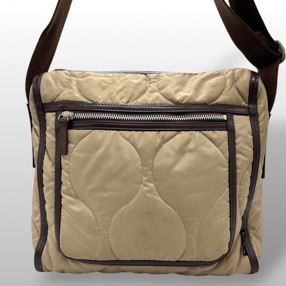 Poul Smith Quilted Shoulder Bag Messenger Used Japan