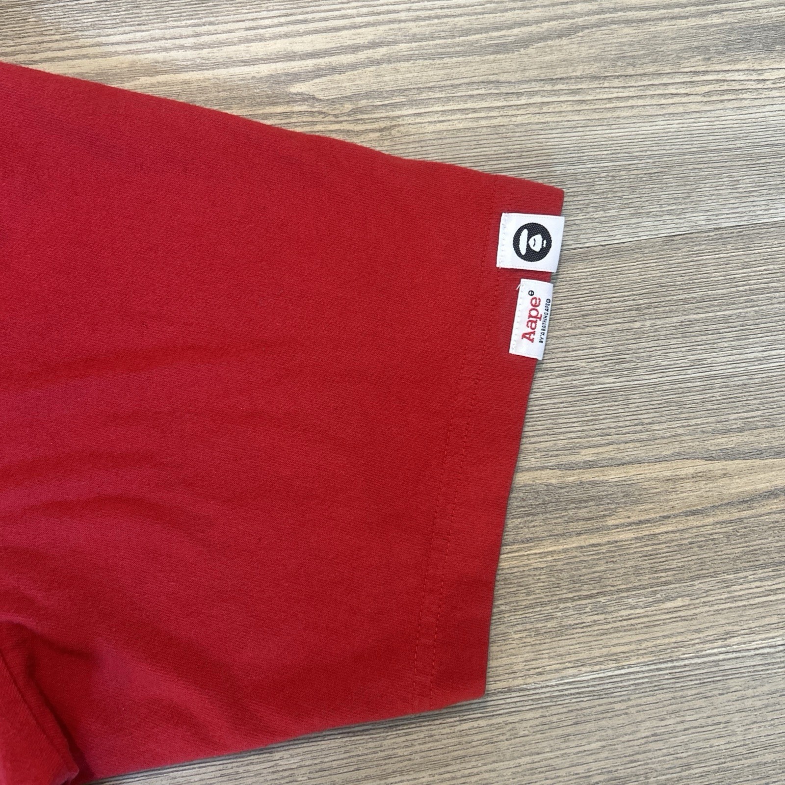 NEW - AAPE by *A BATHING APE ‘Aape Now’ Graphic T-shirt (Men’s XL / Red) gallery