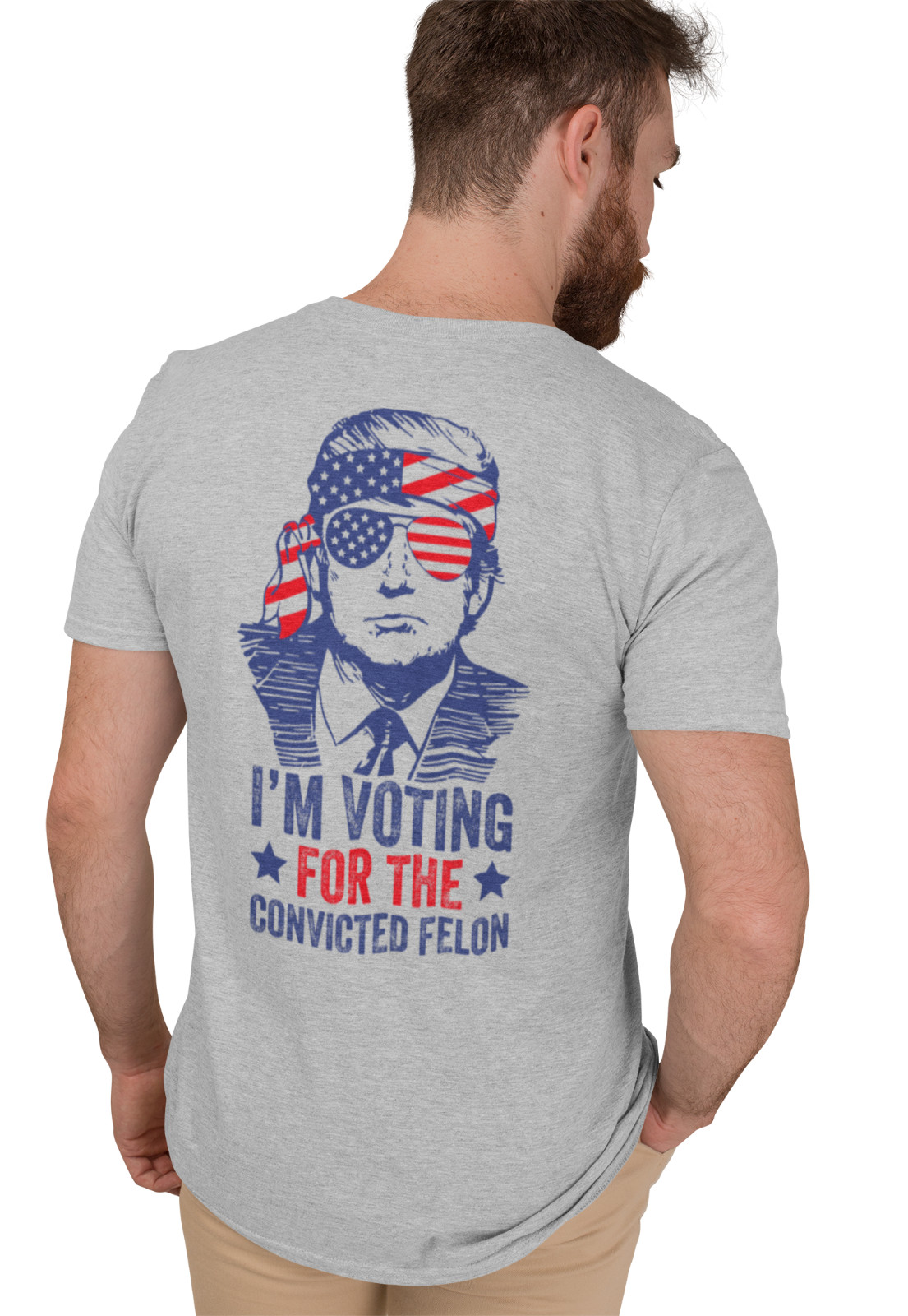 I'm Voting Convicted Felon Funny Trump 2024 Political Election Funny Trump Shirt gallery