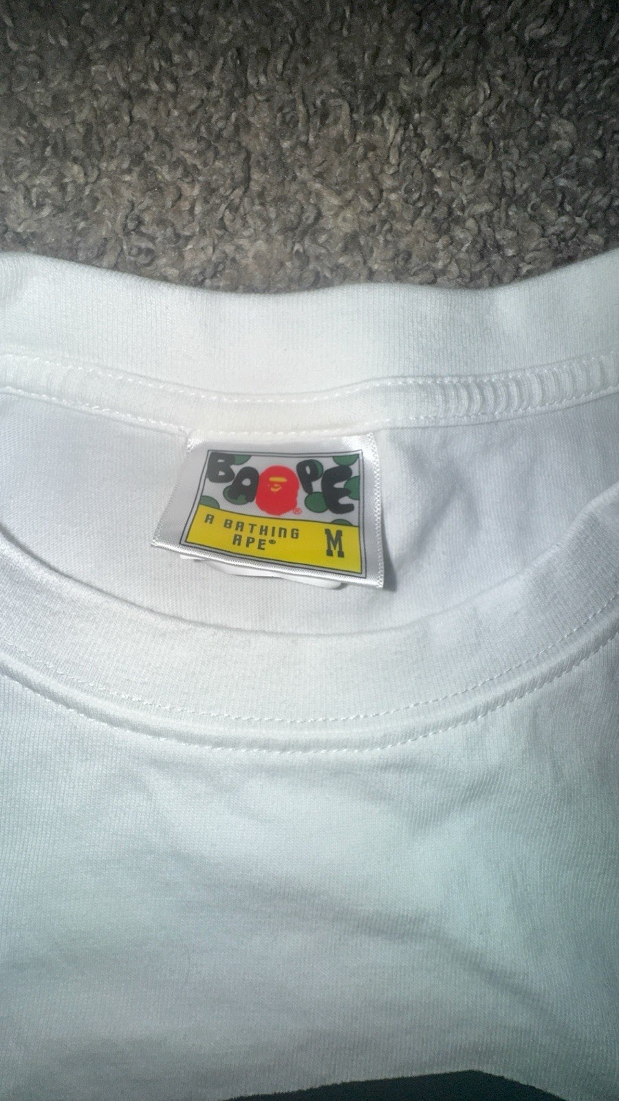 A Bathing Ape BAPE Heron Preston Graphic Print White Crew Neck T-Shirt M gallery