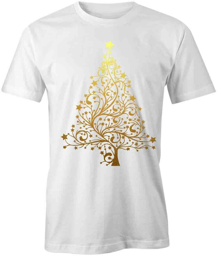 CHRISTMAS TREE TShirt Tee Short-Sleeved Cotton CLOTHING HOLIDAYS S1WCA175
