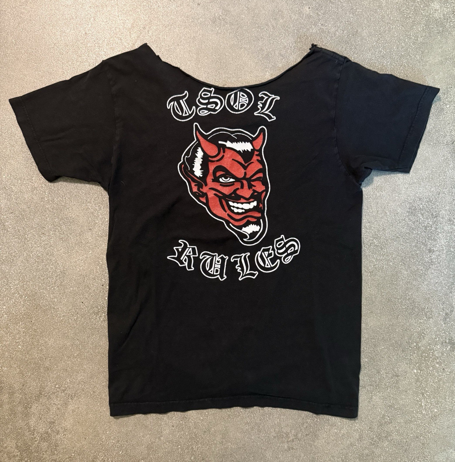 TSOL Rules Graphic Print Logo Black T-Shirt Men's S Short Sleeve Scoop Neck gallery