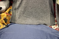 BCG Men’s Gray Moisture Wicking Pullover Long Sleeve Activewear Shirt Size Large