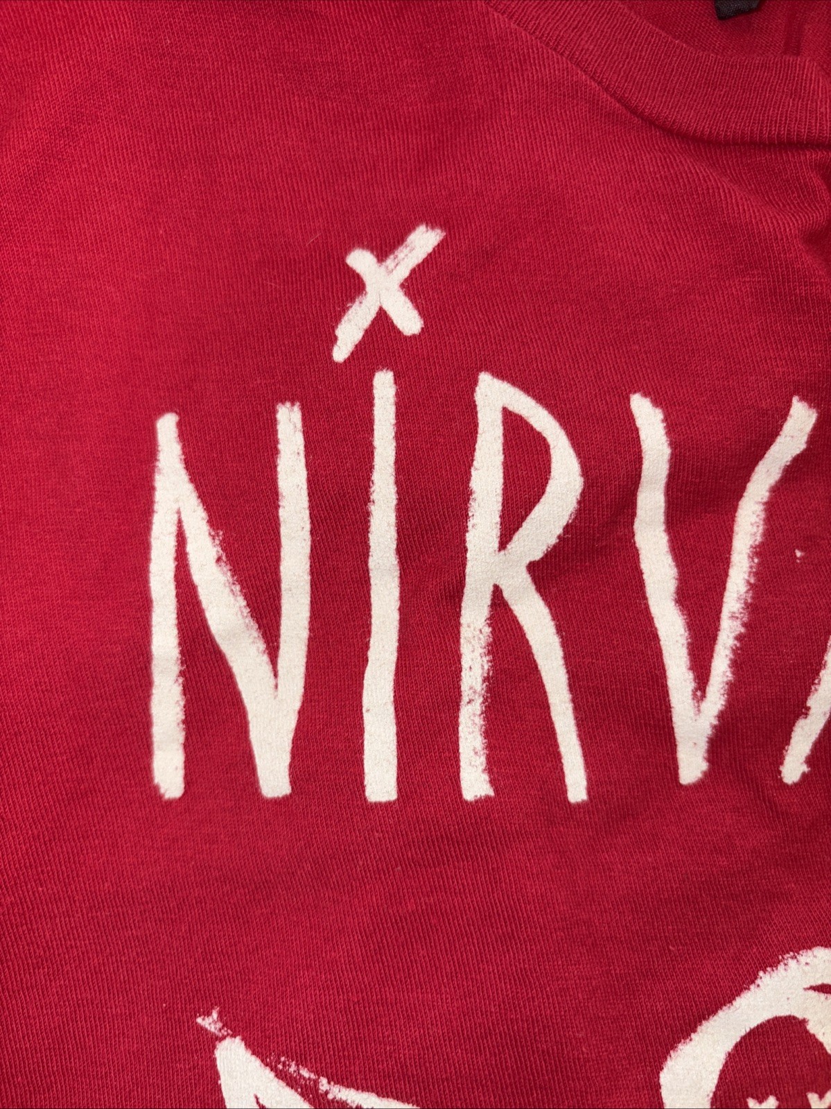 Nirvana In Utero Tour Sketch Tee Shirt M Vintage Y2K Kurt Cobain Hot Topic Rare gallery
