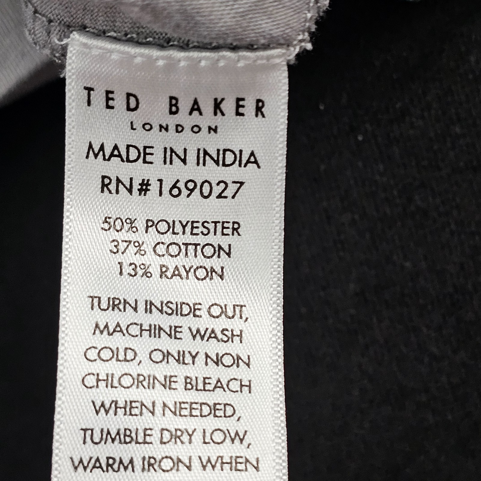 Ted Baker London Gray Short Sleeve Polyester Blend T-Shirt Men's L gallery
