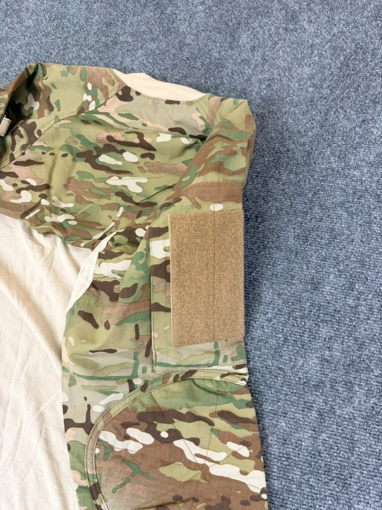 TRU-SPEC Tactical Combat Shirt Mens Tan Camo Cordura Baselayer Ripstop Size L gallery