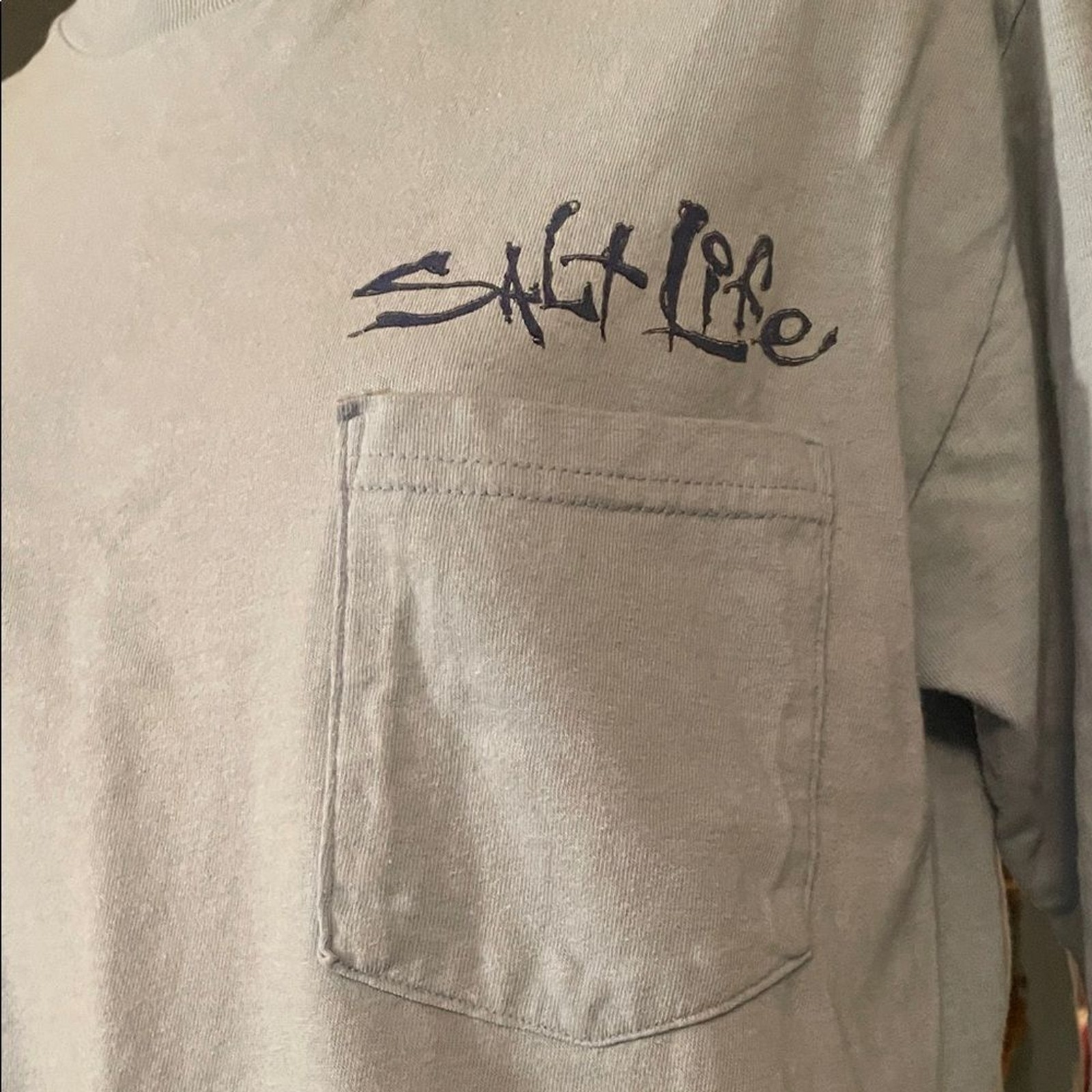 Salt Life Sky Blue Men's Long Sleeve Tee gallery