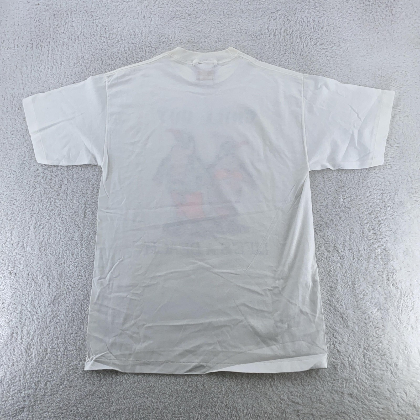 Vintage 90s Heat Color Changing Chill Out Life's a Beach T-Shirt Medium Penguin gallery