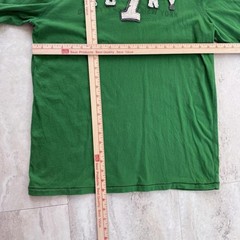 American Eagle Outfitters 2000’s Y2K VTG Green Long Sleeve Graphic Logo Tee L/G
