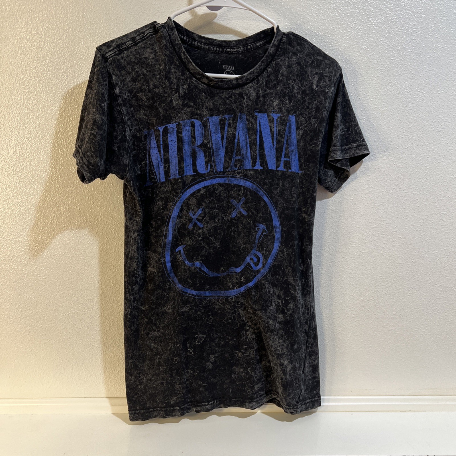 Nirvana Music acid wash t-shirt Size Small Vintage Music 90s hip hop classic 80s gallery