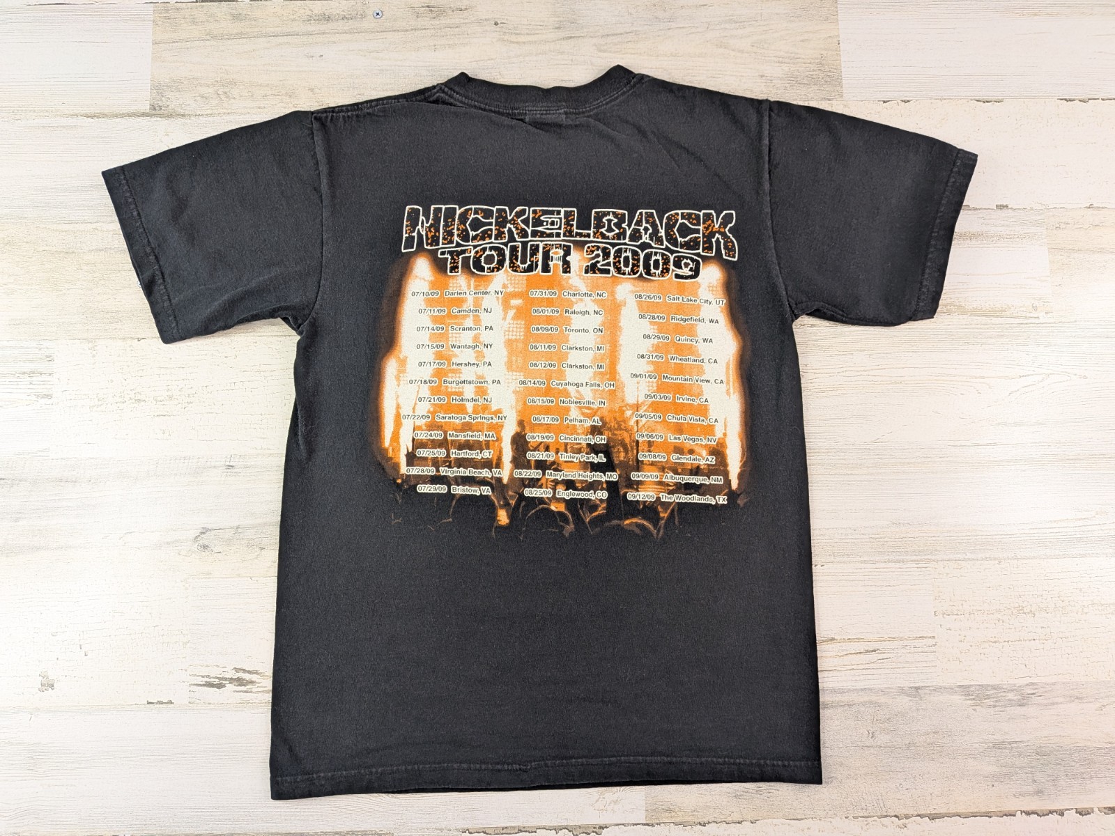 Anvil Shirt Mens Small Nickleback 2009 Concert Tour Double Sided gallery